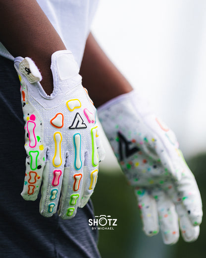 NEW Reaper CUPCAKE Bones Football Gloves