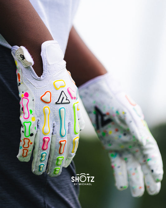 NEW Reaper CUPCAKE Bones Football Gloves