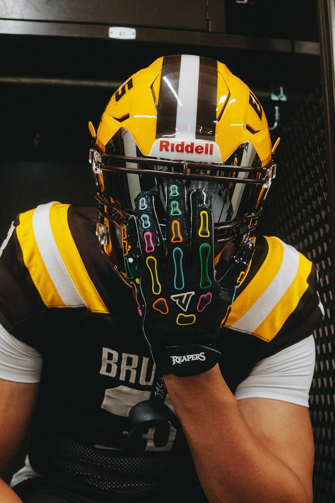 football gloves on helmet NXTRND Adult G2 Pro Skeleton Gloves, Men's, Medium, Black Designed specifically for football receivers NEW Reaper Colors Bones Football