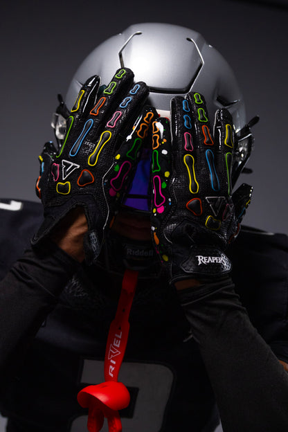 NEW Reaper CUPCAKE Bones Football Gloves
