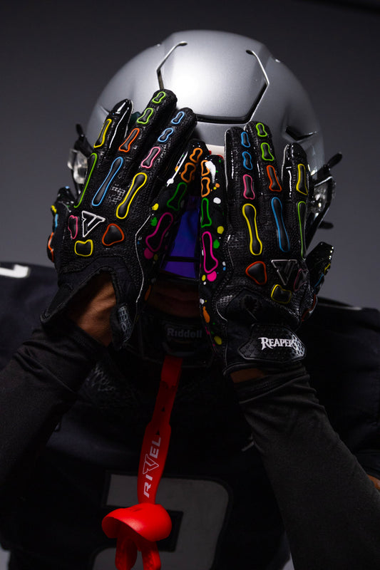 NEW Reaper CUPCAKE Bones Football Gloves