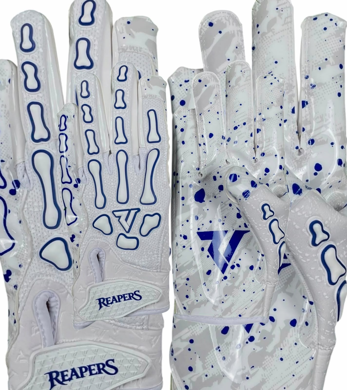 NEW Reaper WHT Series OREO Bones Football Gloves