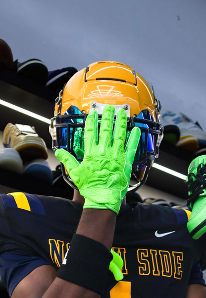 NEW Reaper Colors Bones Football Gloves