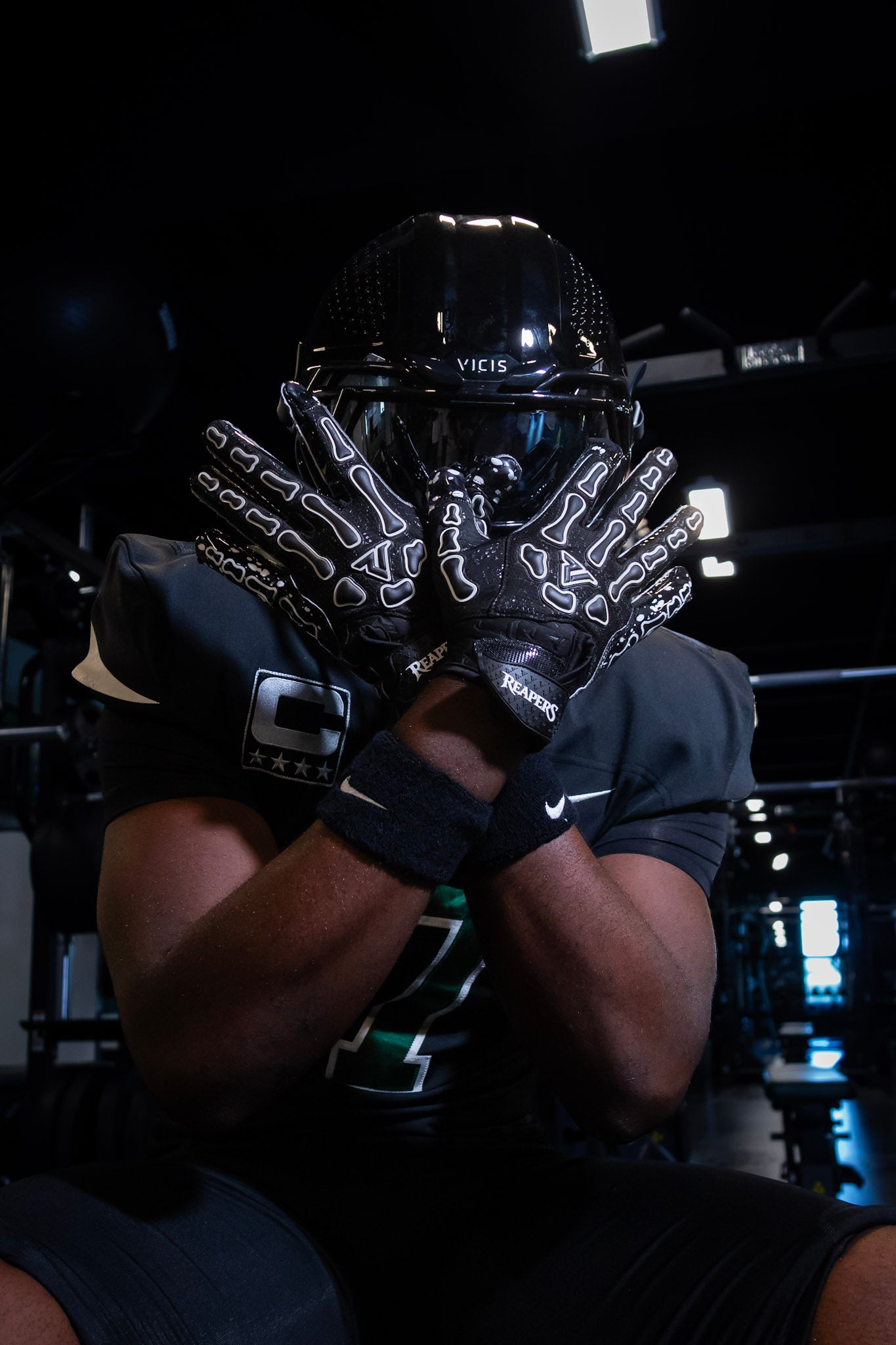 NEW Reaper OREO Bones Football Gloves