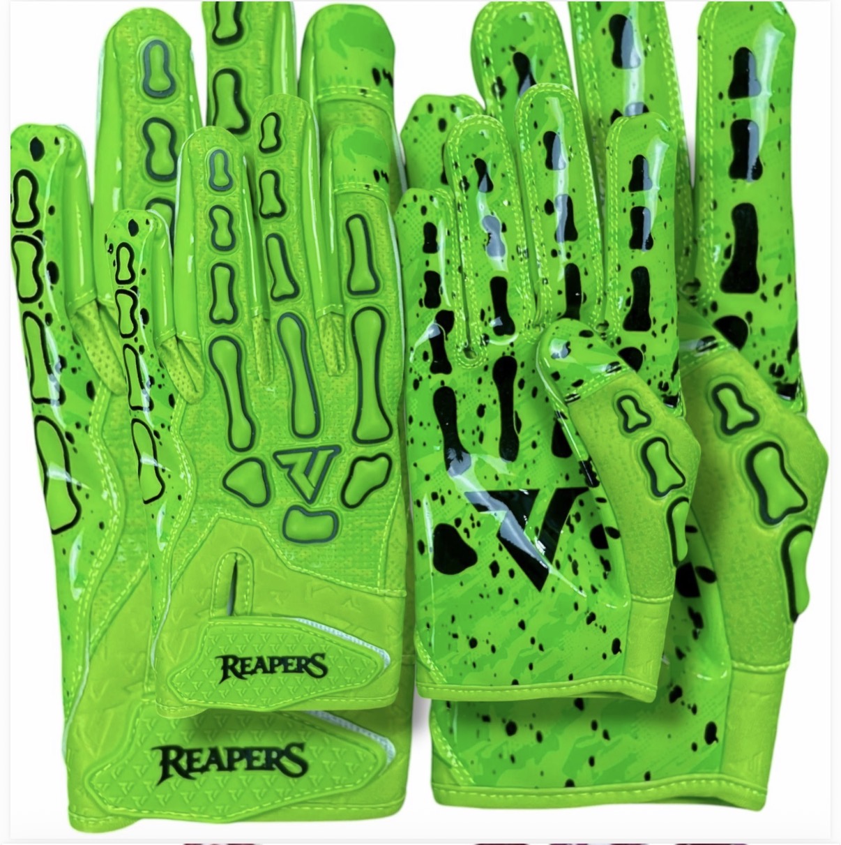 NEW Reaper OREO Bones Football Gloves
