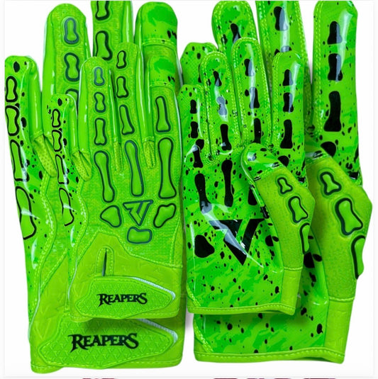 NEW Reaper OREO Bones Football Gloves
