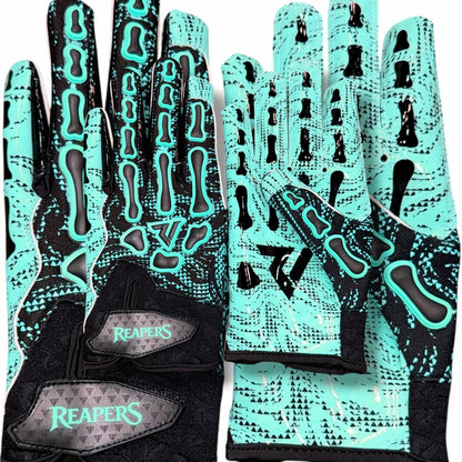 NEW Reaper BLK OREO Bones Football Gloves