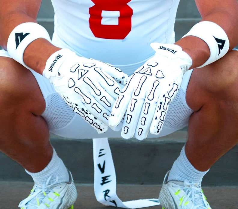 NEW Reaper OREO Bones Football Gloves