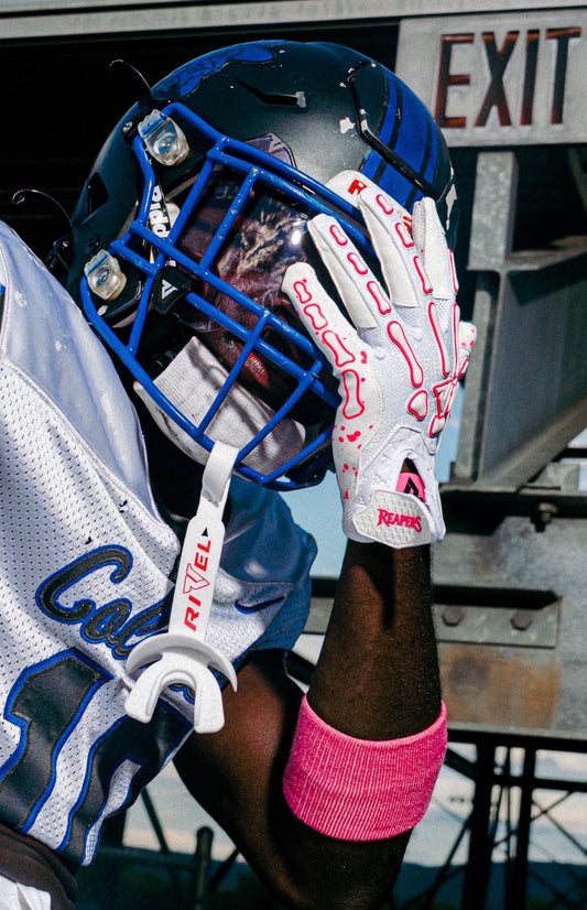 NEW Reaper WHT Series OREO Bones Football Gloves