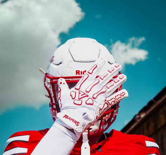 NEW Reaper WHT Series OREO Bones Football Gloves