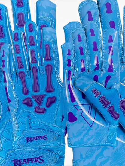 NEW Reaper VIBE Bones Football Gloves