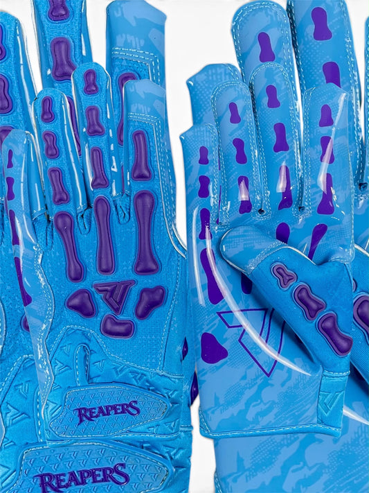 NEW Reaper VIBE Bones Football Gloves
