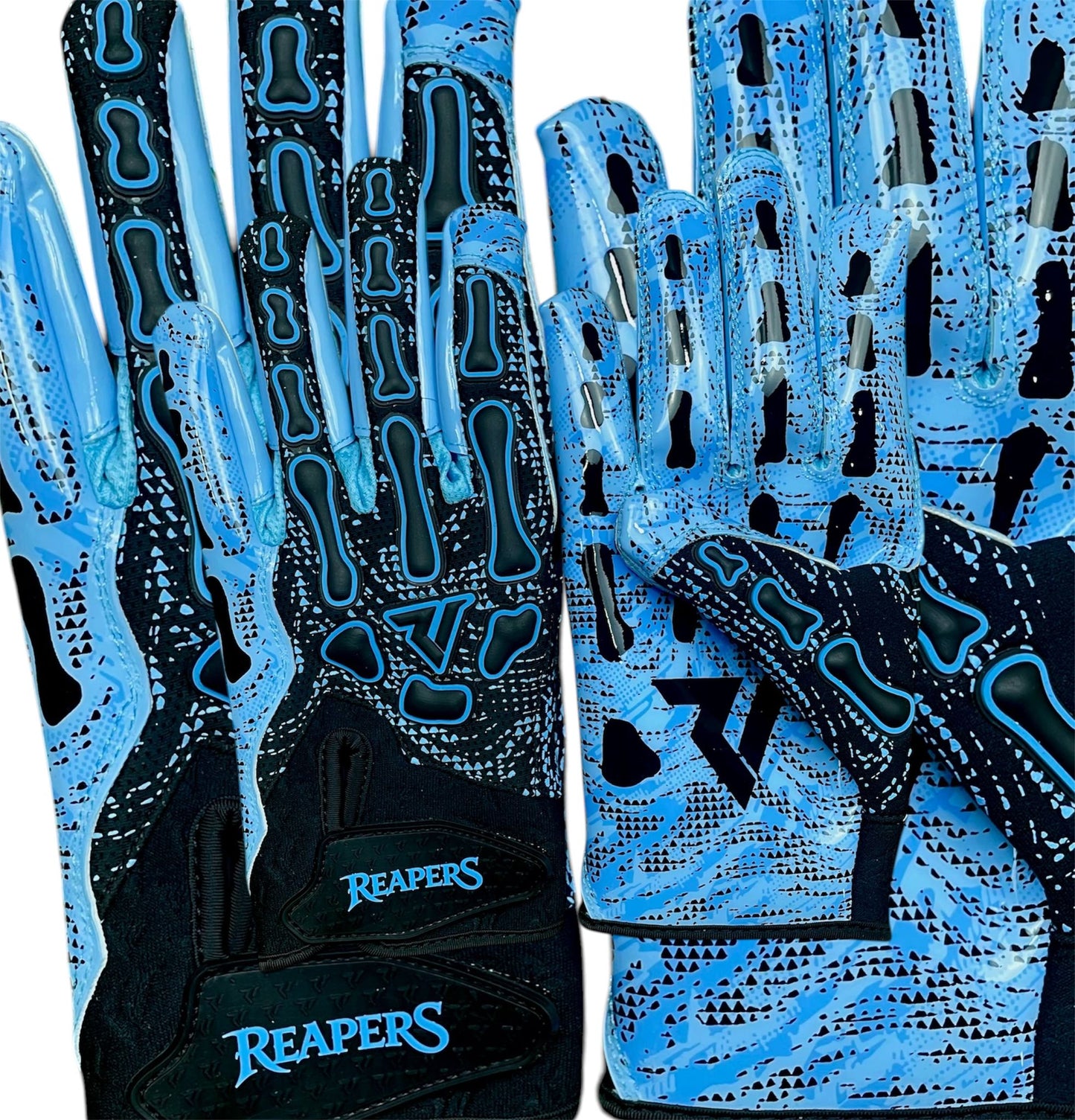 NEW Reaper BLK OREO Bones Football Gloves