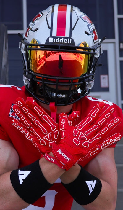 NEW Reaper OREO Bones Football Gloves