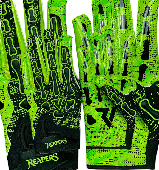 NEW Reaper BLK OREO Bones Football Gloves