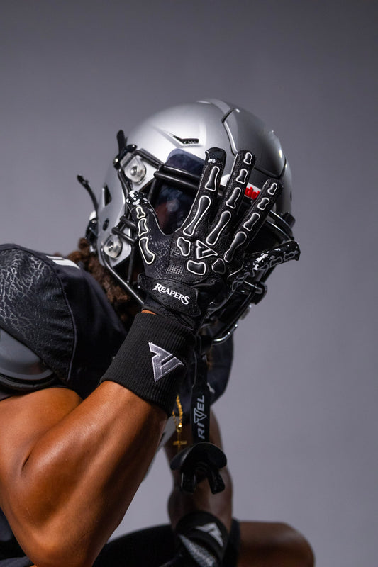 NEW Reaper OREO Bones Football Gloves