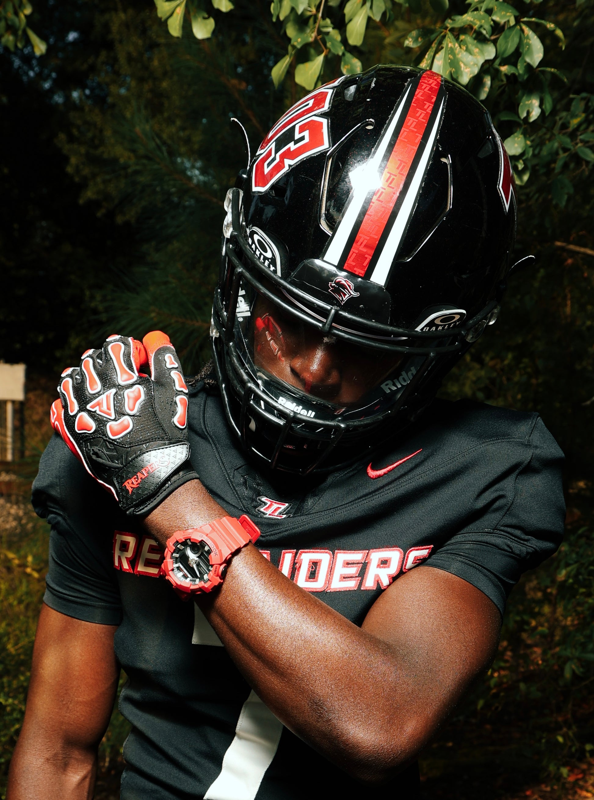 football helmet and gloves NEW Reaper College Bones – Rivel Athletics Style:Bold Red Autographed Ezekiel Elliott Ohio MAXIMUM STICK driver-thierry-neuville