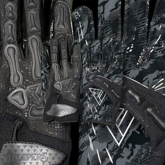 NEW Reaper Colors Bones Football Gloves