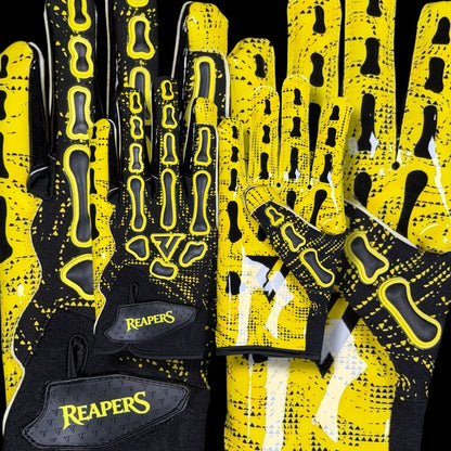 NEW Reaper BLK OREO Bones Football Gloves