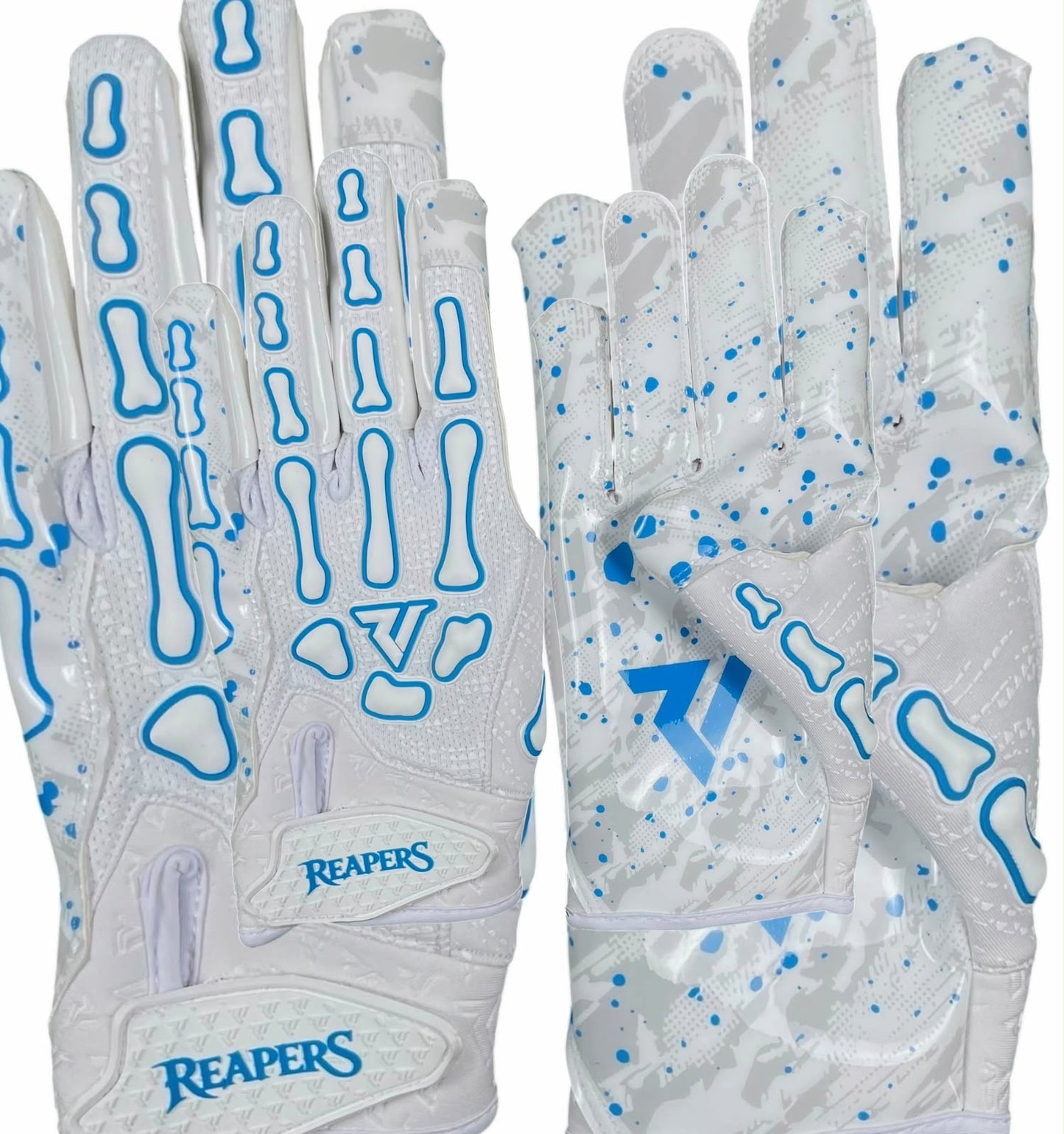 NEW Reaper WHT Series OREO Bones Football Gloves