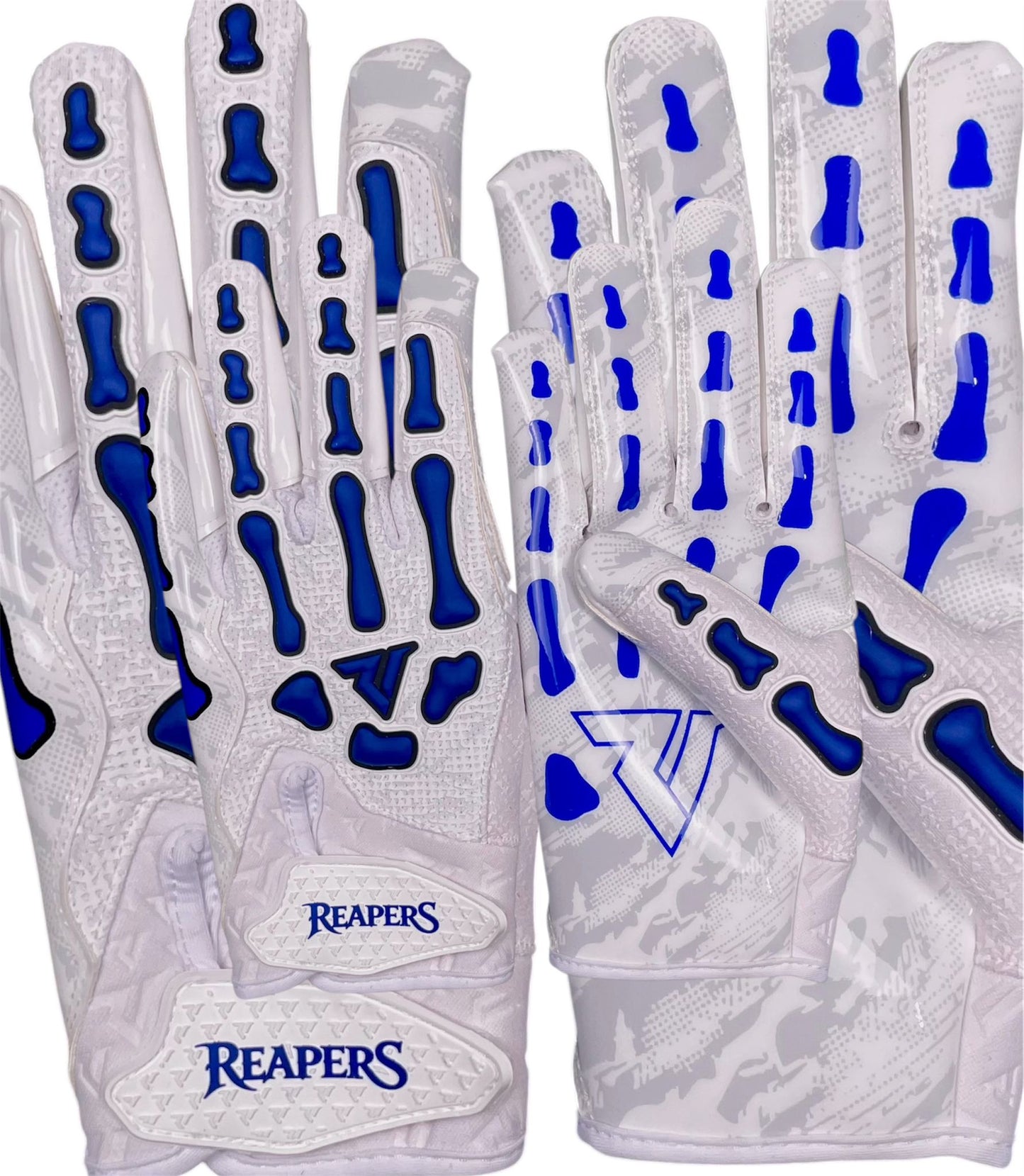 NEW Reaper White Series Bones Football Gloves