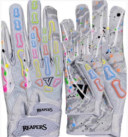 NEW Reaper CUPCAKE Bones Football Gloves