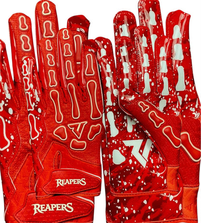 NEW Reaper OREO Bones Football Gloves