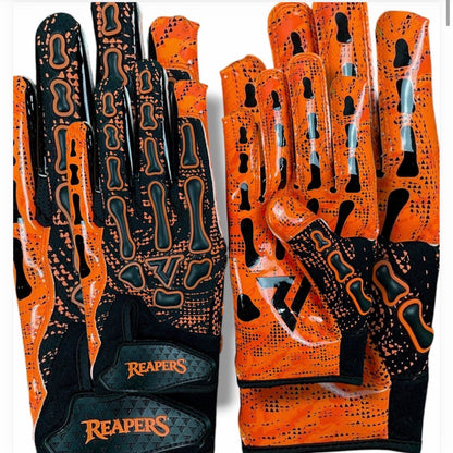 NEW Reaper BLK OREO Bones Football Gloves