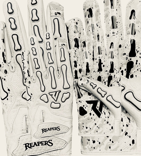NEW Reaper OREO Bones Football Gloves