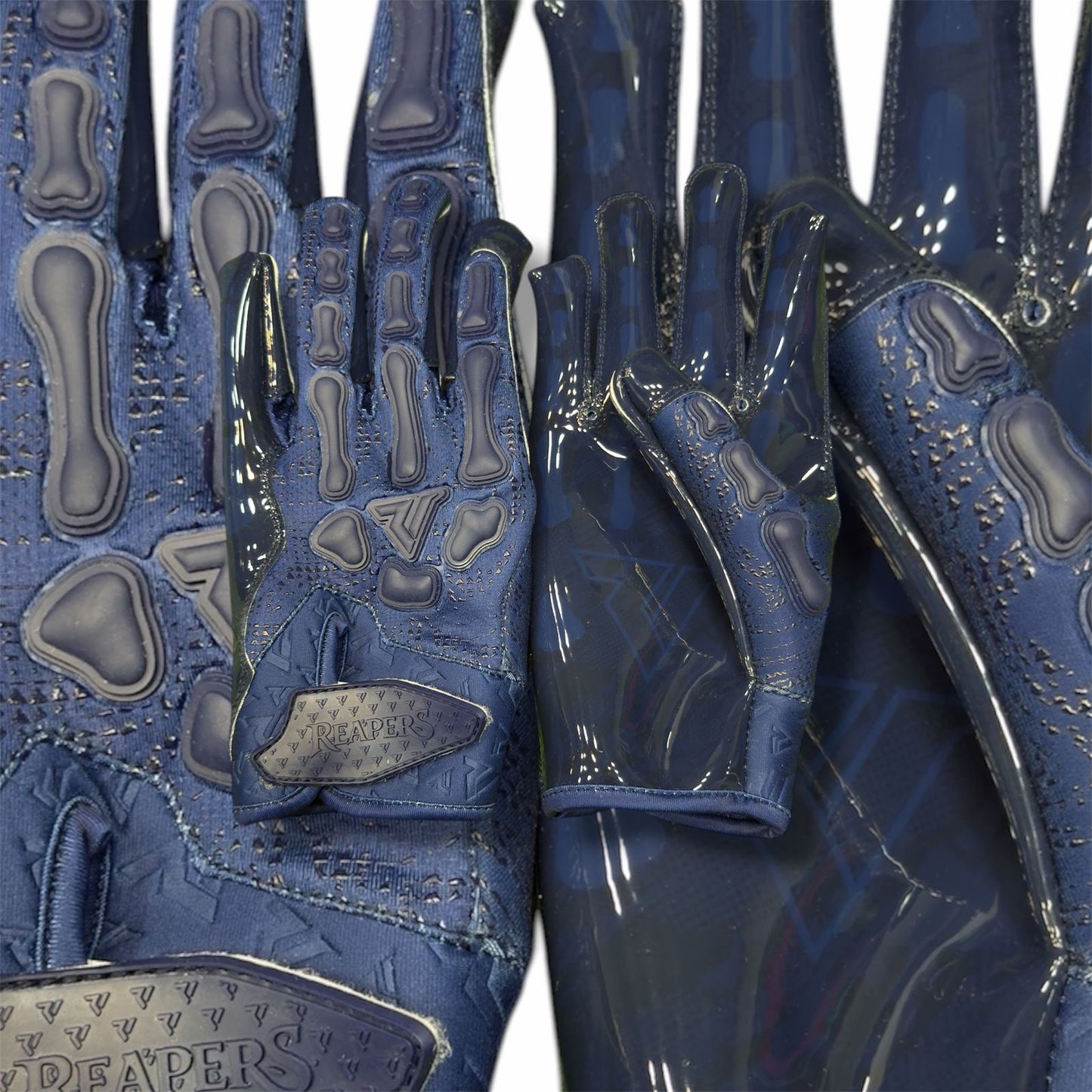 NEW Reaper Colors Bones Football Gloves