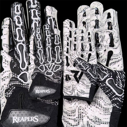 NEW Reaper BLK OREO Bones Football Gloves
