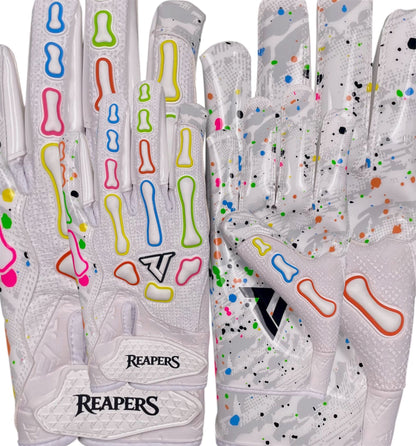 NEW Reaper CUPCAKE Bones Football Gloves