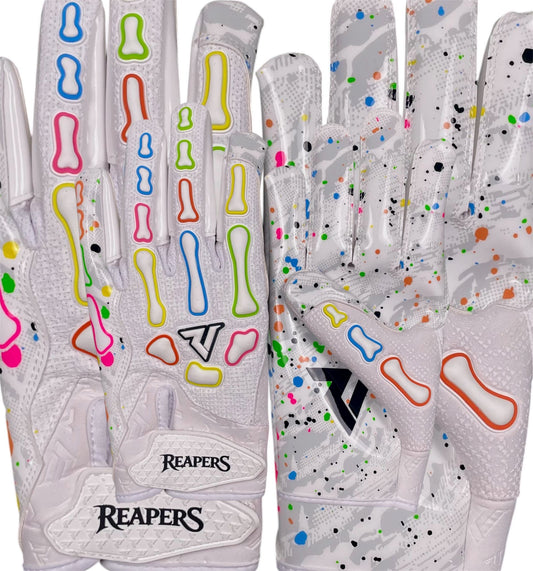 NEW Reaper CUPCAKE Bones Football Gloves