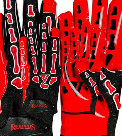NEW Reaper College Bones Football Gloves