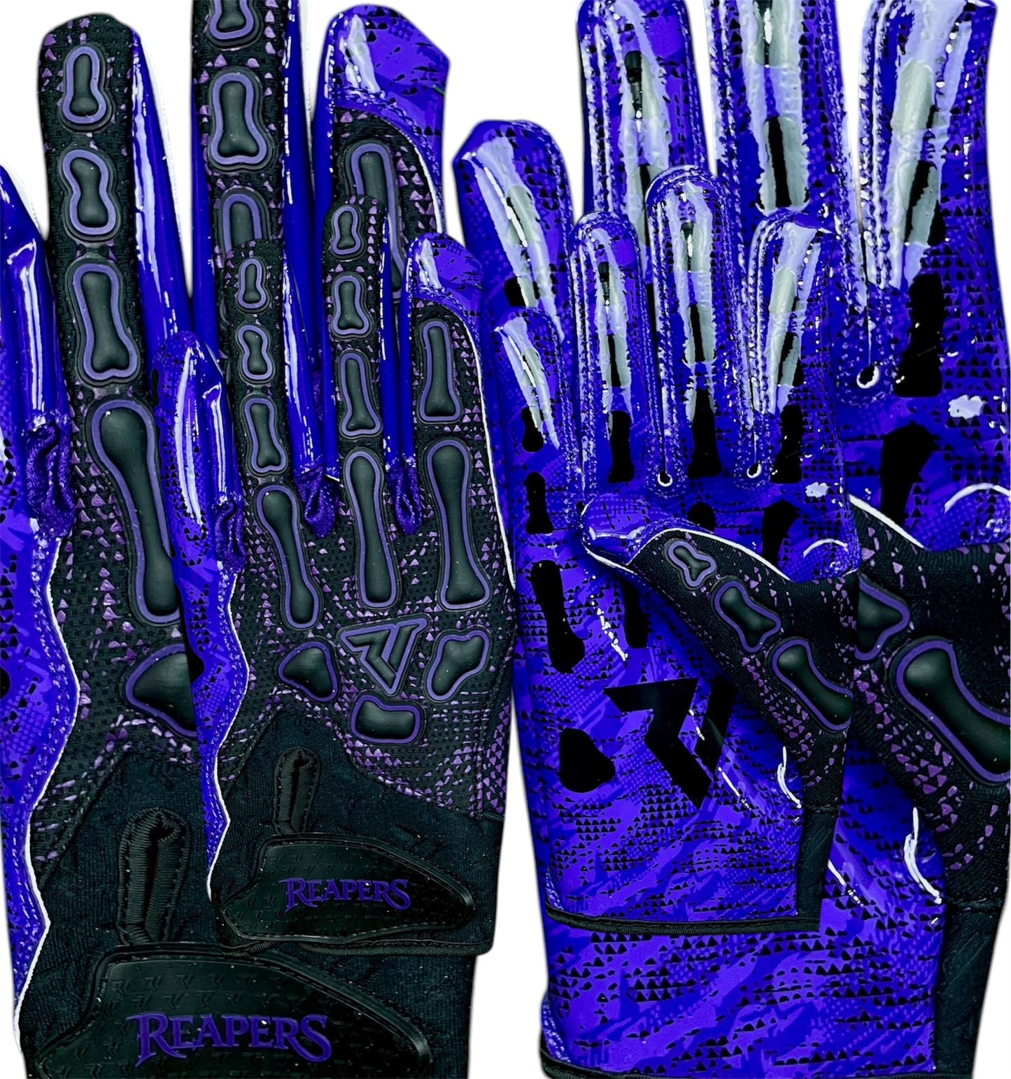 NEW Reaper BLK OREO Bones Football Gloves