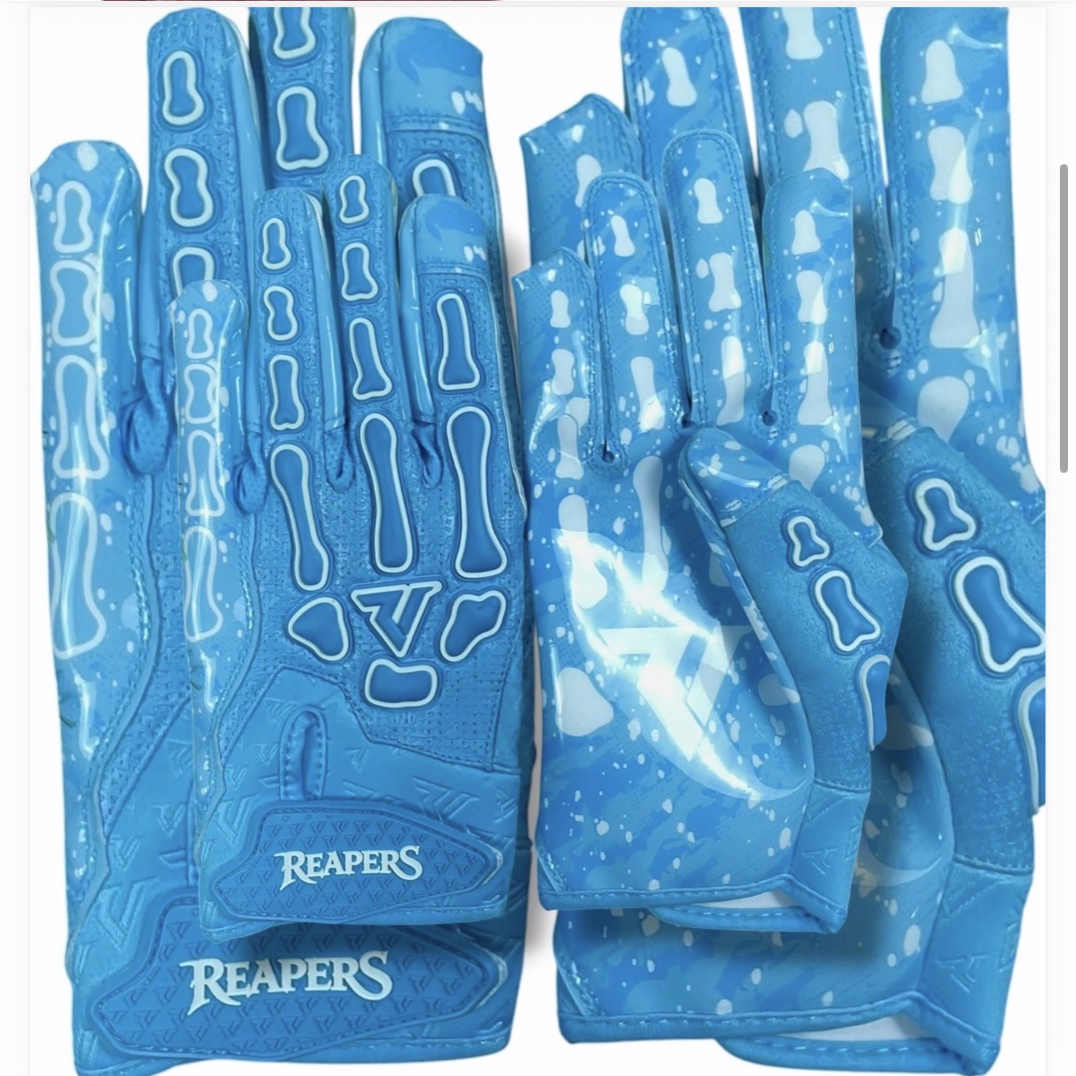 NEW Reaper OREO Bones Football Gloves