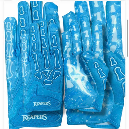 NEW Reaper OREO Bones Football Gloves