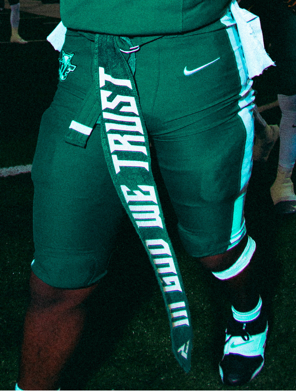 TRUST GOD FOOTBALL TOWELS