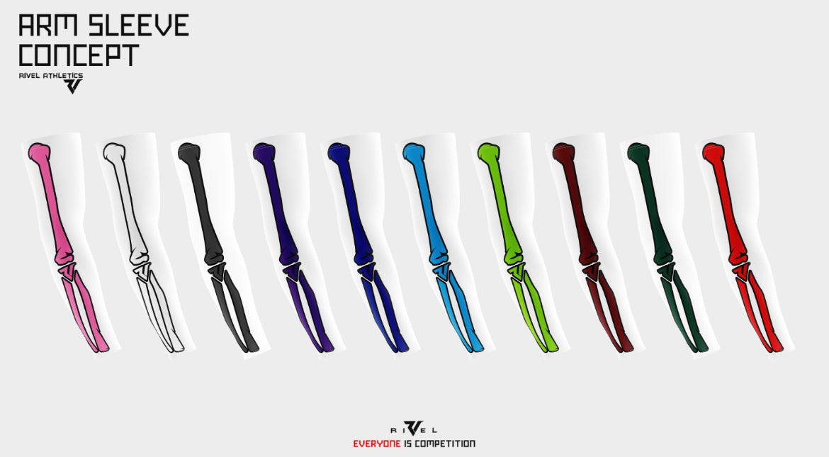 White Bones Arm Sleeves